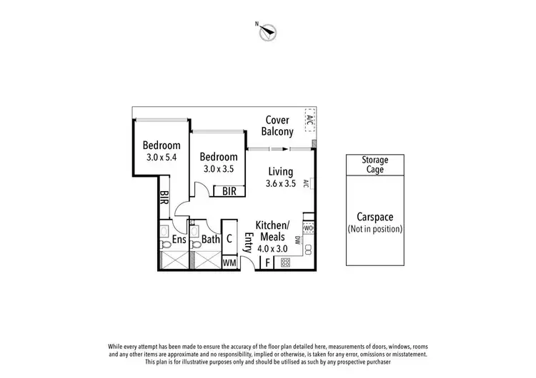 Floorplan of Homely apartment listing, 110/626 Heidelberg Road, Alphington VIC 3078