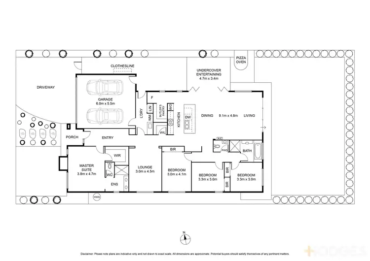 Floorplan of Homely house listing, 20 Tyro Street, Ocean Grove VIC 3226