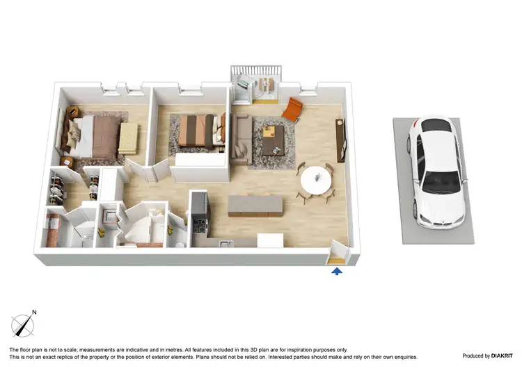 Floorplan of Homely apartment listing, 13/1 Riverside Quay, Southbank VIC 3006
