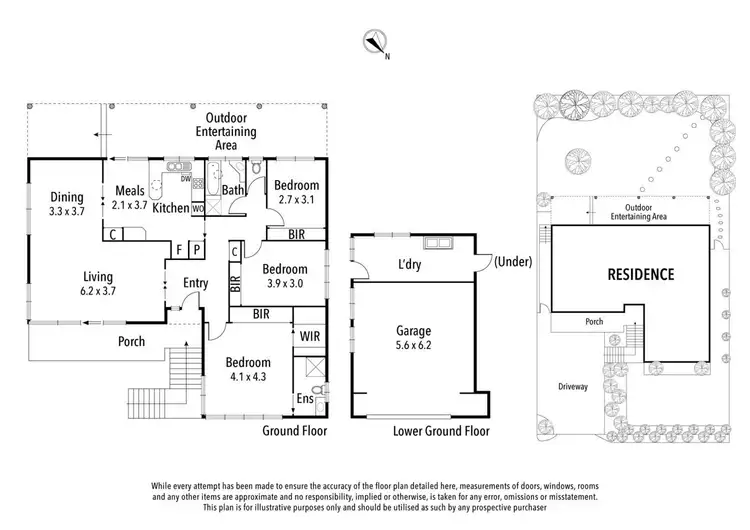 Floorplan of Homely house listing, 5 Mountain View Parade, Rosanna VIC 3084