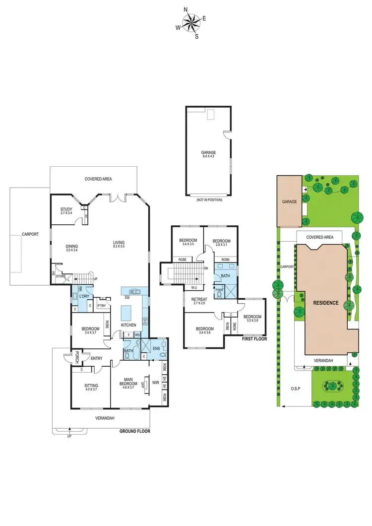 Floorplan of Homely house listing, 13 Molden Street, Bentleigh East VIC 3165
