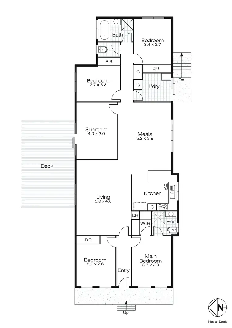 Floorplan of Homely house listing, 46 Oakbank Drive, Mount Helen VIC 3350