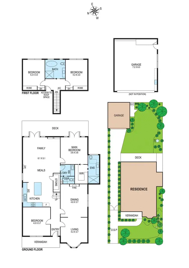 Floorplan of Homely house listing, 40 Bendigo Avenue, Bentleigh VIC 3204