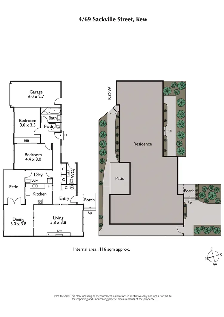 Floorplan of Homely unit listing, 4/69 Sackville Street, Kew VIC 3101