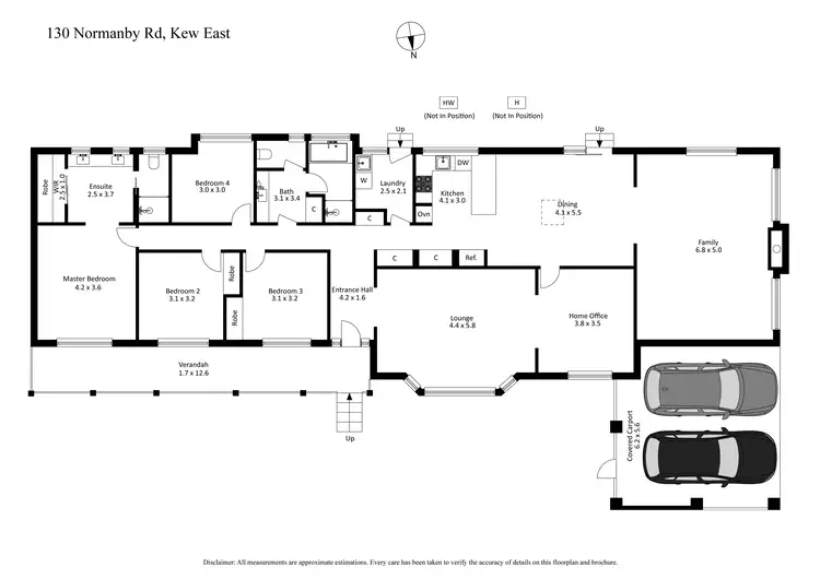 Floorplan of Homely house listing, 130 Normanby Road, Kew East VIC 3102
