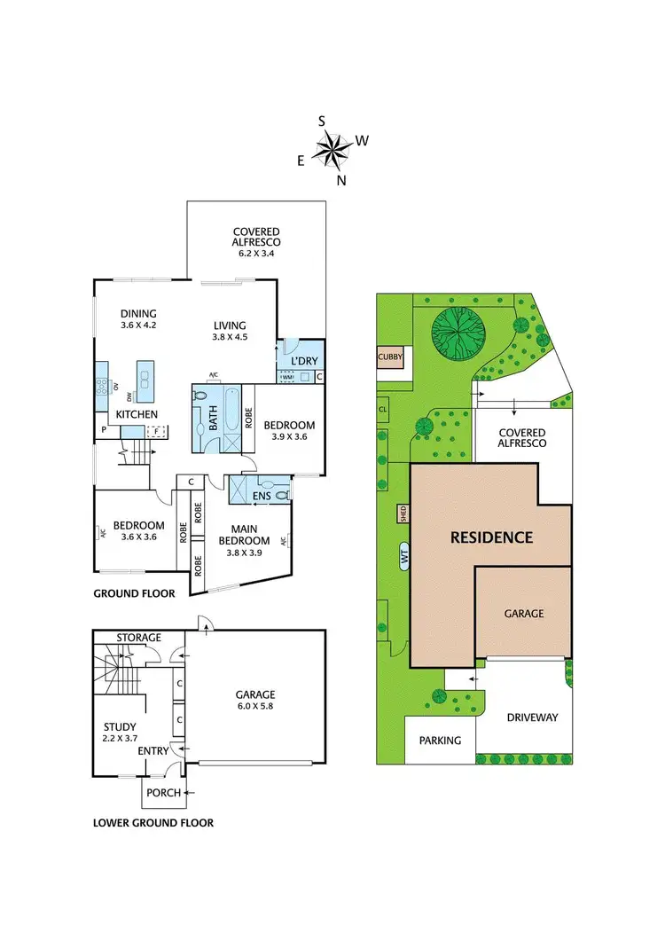 Floorplan of Homely house listing, 3/93 Karingal Drive, Briar Hill VIC 3088
