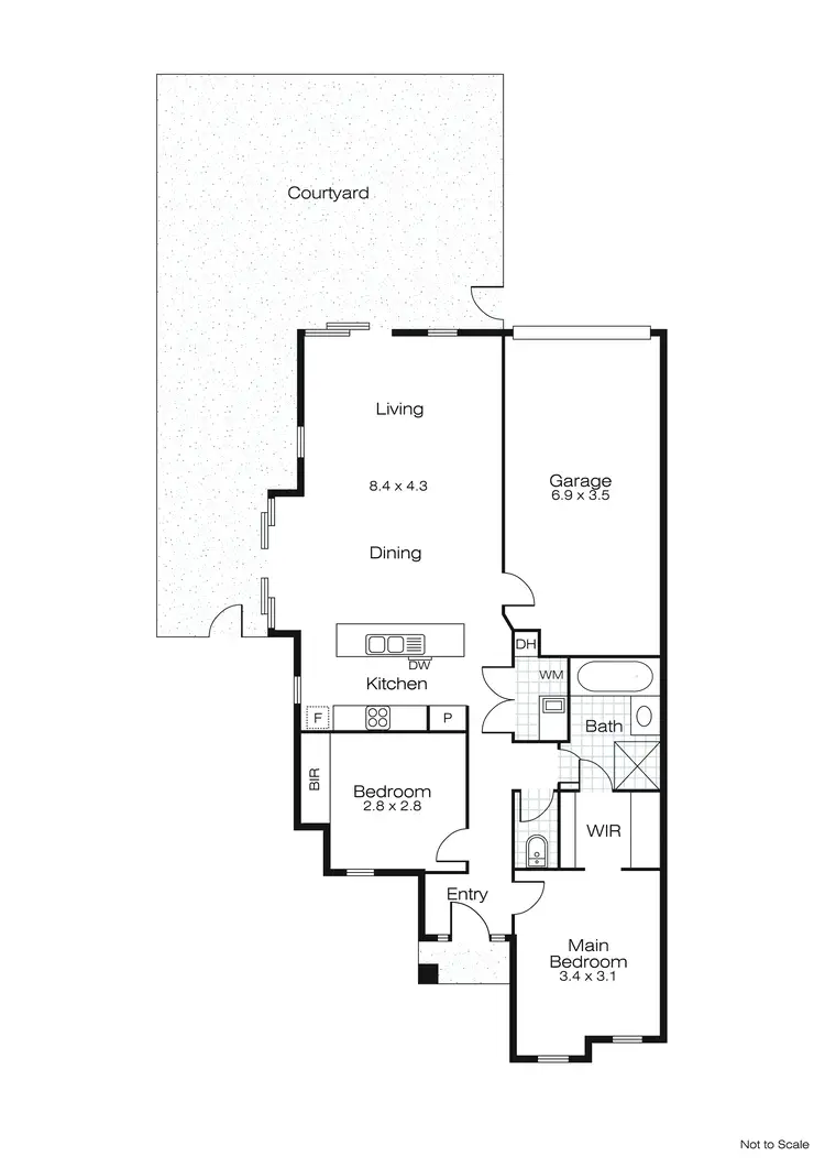 Floorplan of Homely house listing, 67A Dyson Drive, Alfredton VIC 3350