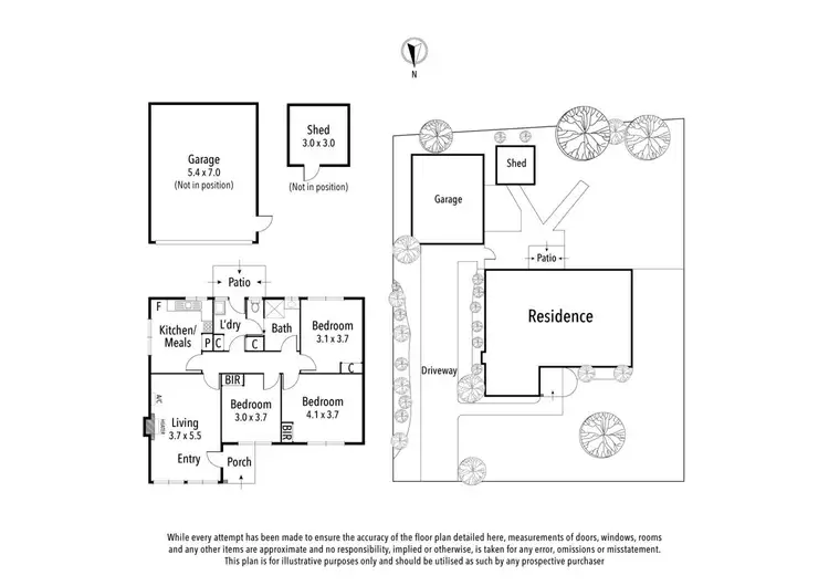 Floorplan of Homely house listing, 183 Wingrove Street, Fairfield VIC 3078