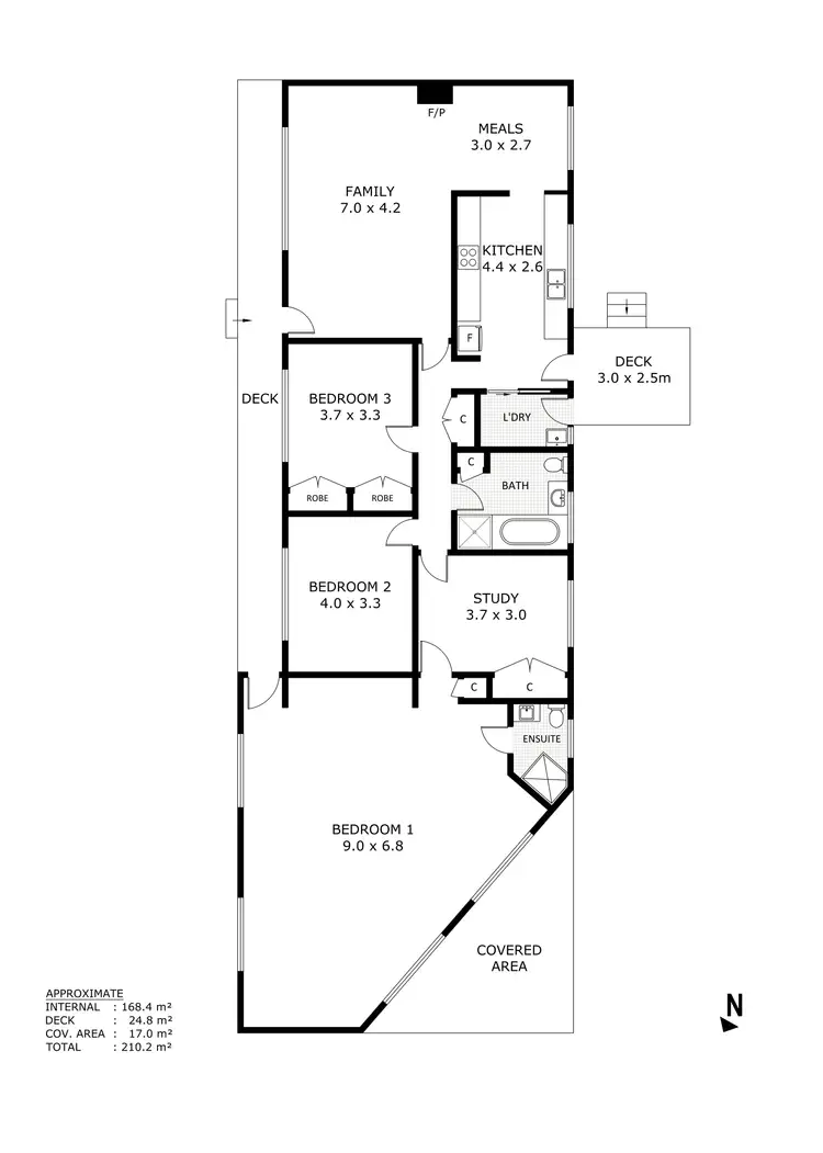 Floorplan of Homely house listing, 185 McDonalds Road, Broadford VIC 3658