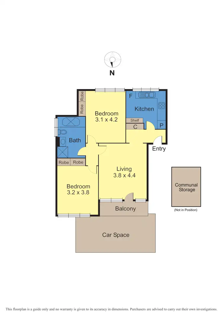 Floorplan of Homely apartment listing, 8/578 Glenferrie Road, Hawthorn VIC 3122