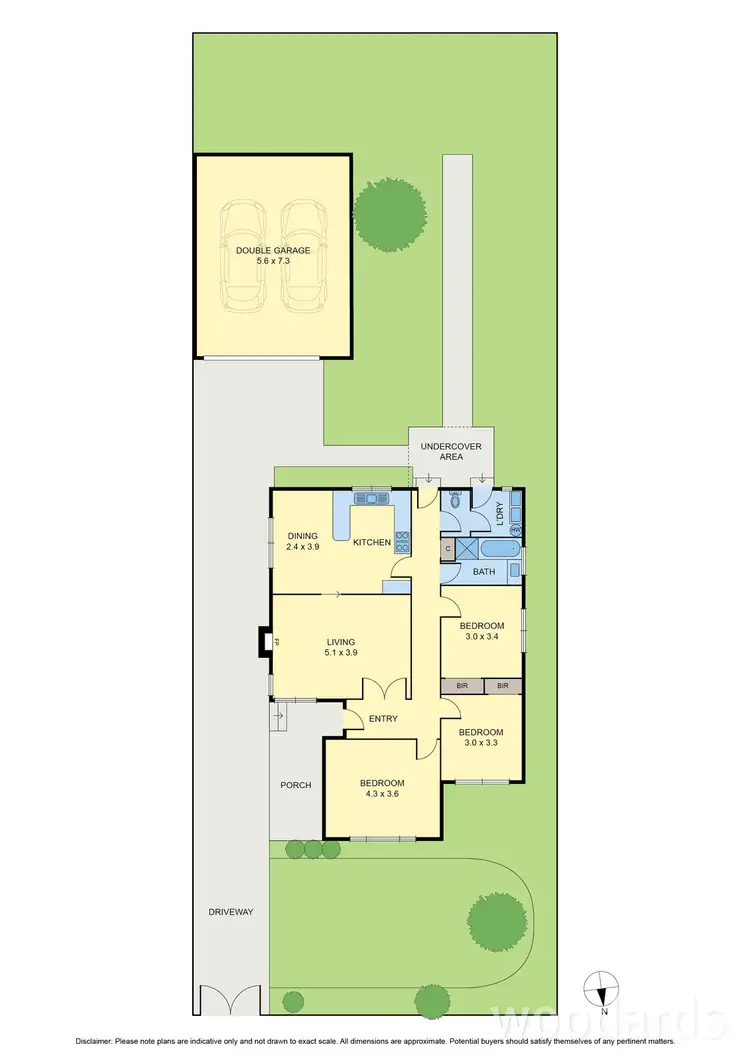 Floorplan of Homely house listing, 39 Reynard Street, Coburg VIC 3058