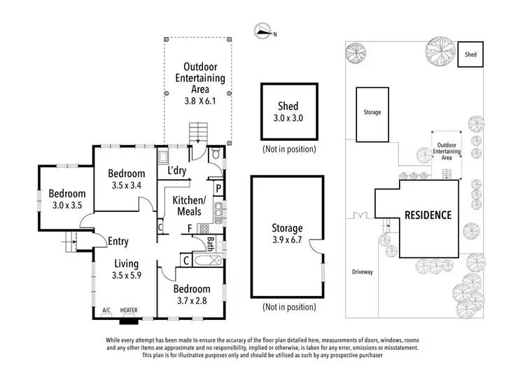 Floorplan of Homely house listing, 37 Marie Avenue, Heidelberg Heights VIC 3081