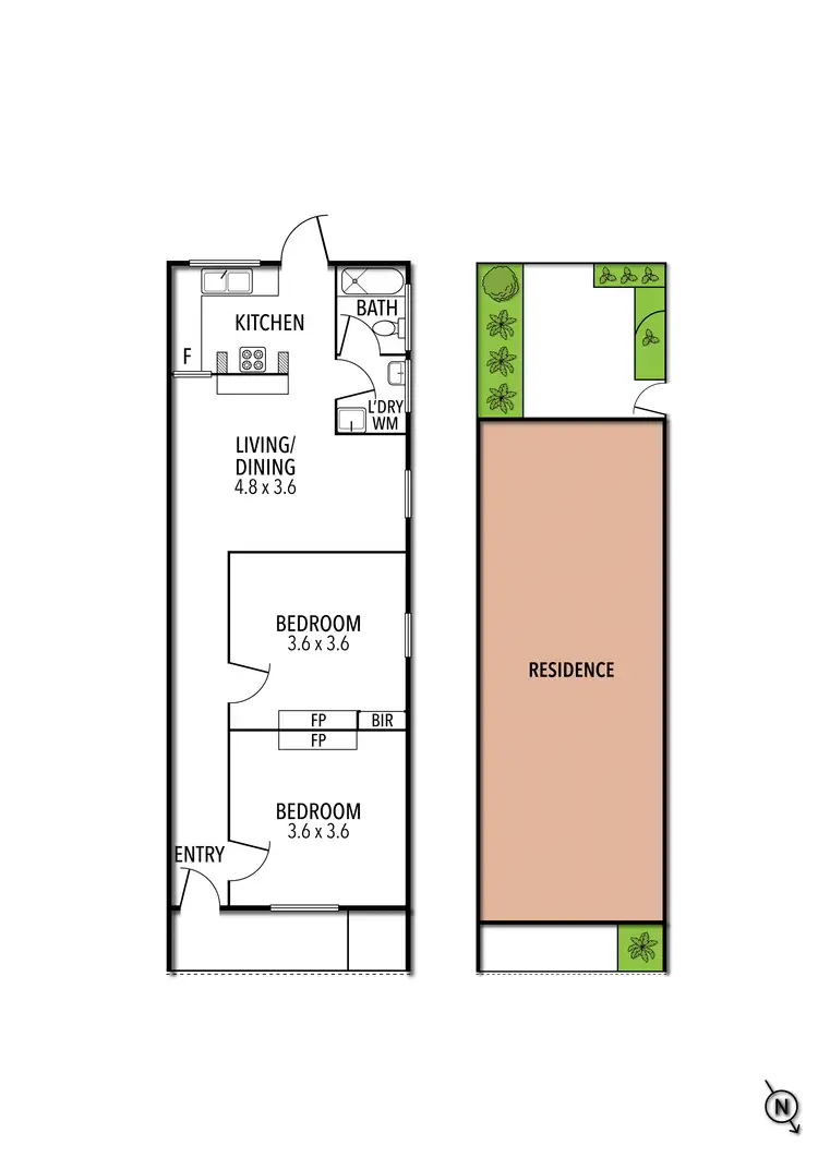 Floorplan of Homely house listing, 21 Shakespeare Street, Carlton North VIC 3054