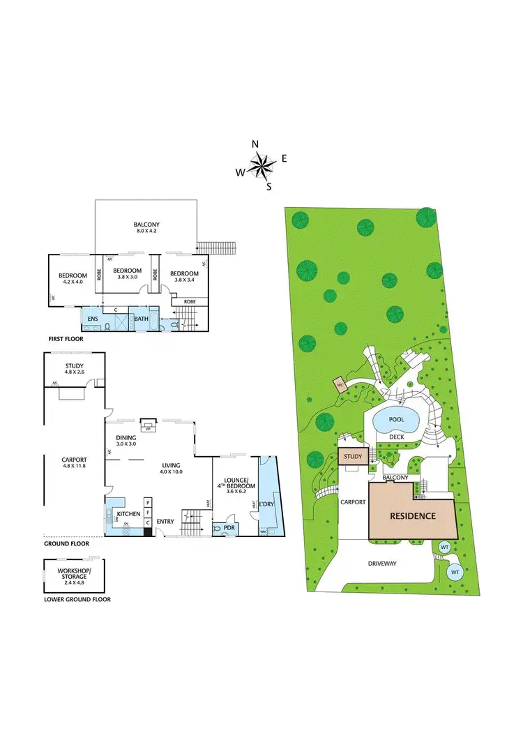 Floorplan of Homely house listing, 25 Webb Street, Warrandyte VIC 3113