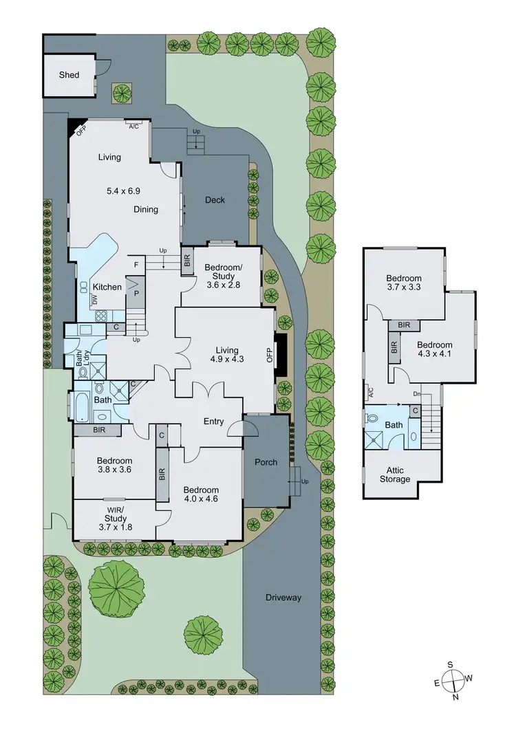 Floorplan of Homely house listing, 36 Kerferd Road, Glen Iris VIC 3146