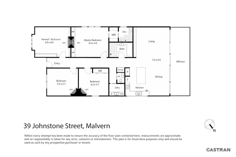Floorplan of Homely house listing, 39 Johnstone Street, Malvern VIC 3144