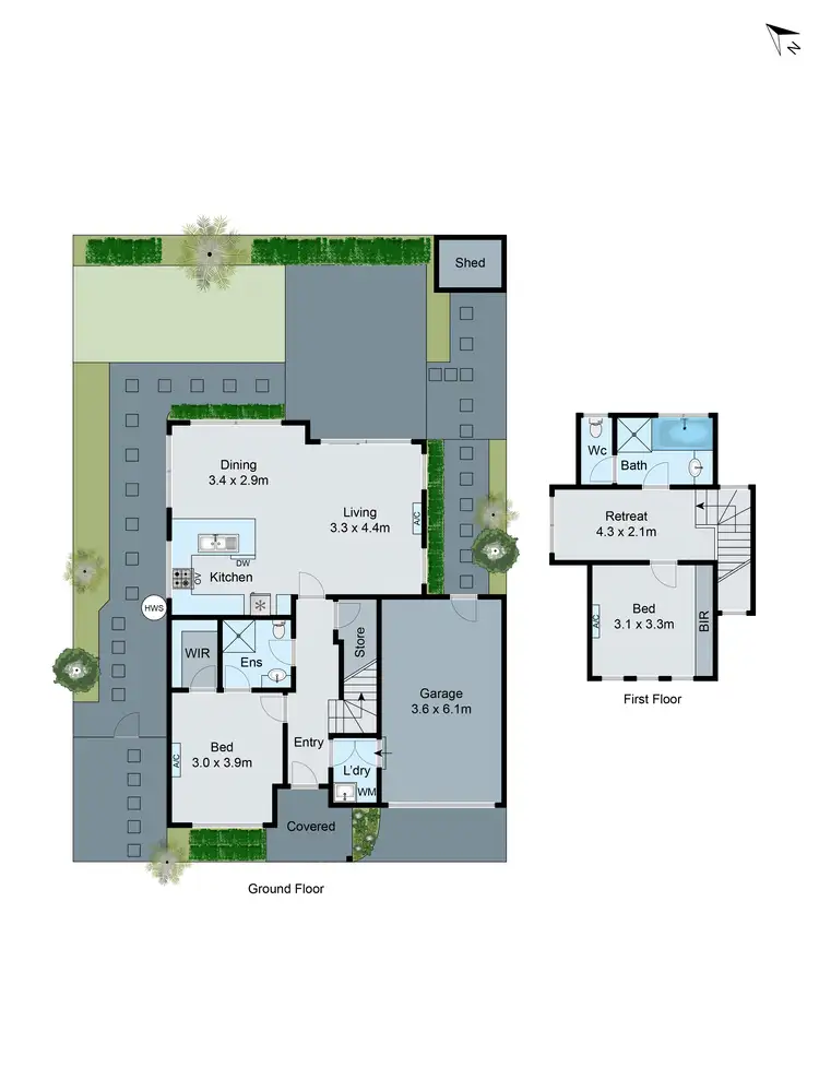 Floorplan of Homely townhouse listing, 4/14-16 Temple Street, Ashwood VIC 3147