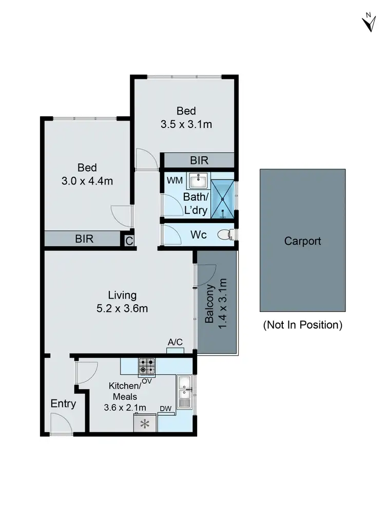 Floorplan of Homely apartment listing, 8/11 Logie Street, Oakleigh VIC 3166