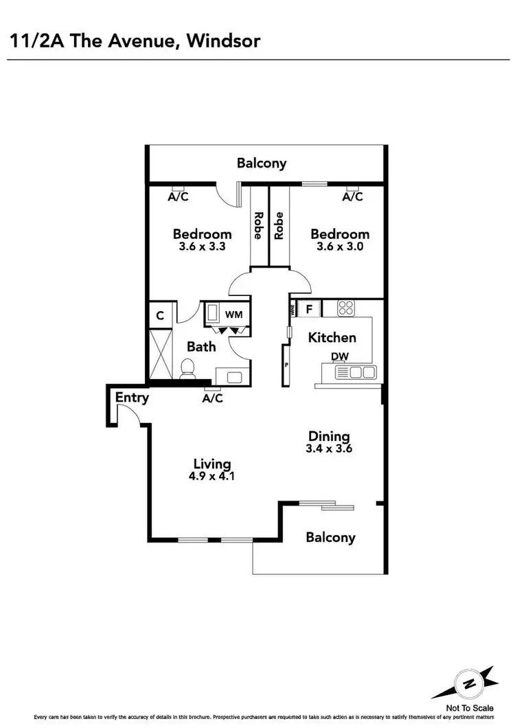 Floorplan of Homely apartment listing, 11/2a The Avenue, Prahran VIC 3181