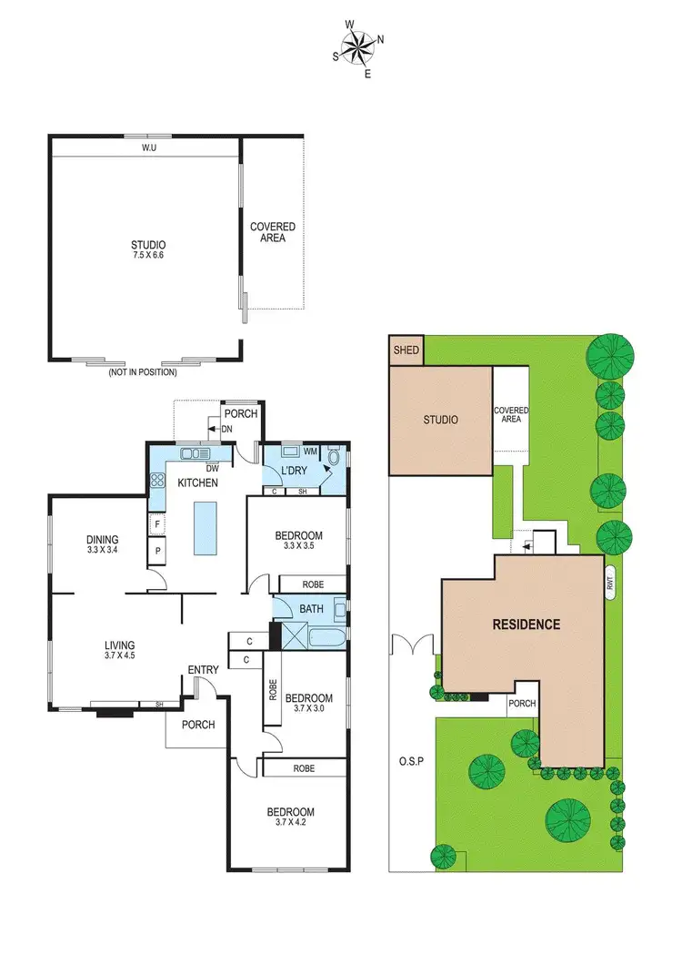 Floorplan of Homely house listing, 7 Hobart Street, Bentleigh VIC 3204