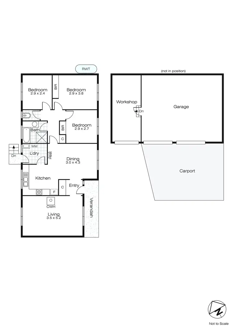 Floorplan of Homely house listing, 22 Watson Drive, Mount Pleasant VIC 3350