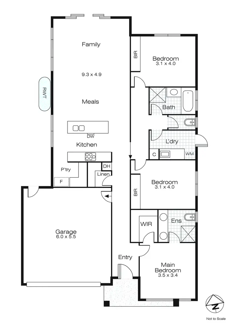 Floorplan of Homely house listing, 5 Armagh Street, Alfredton VIC 3350