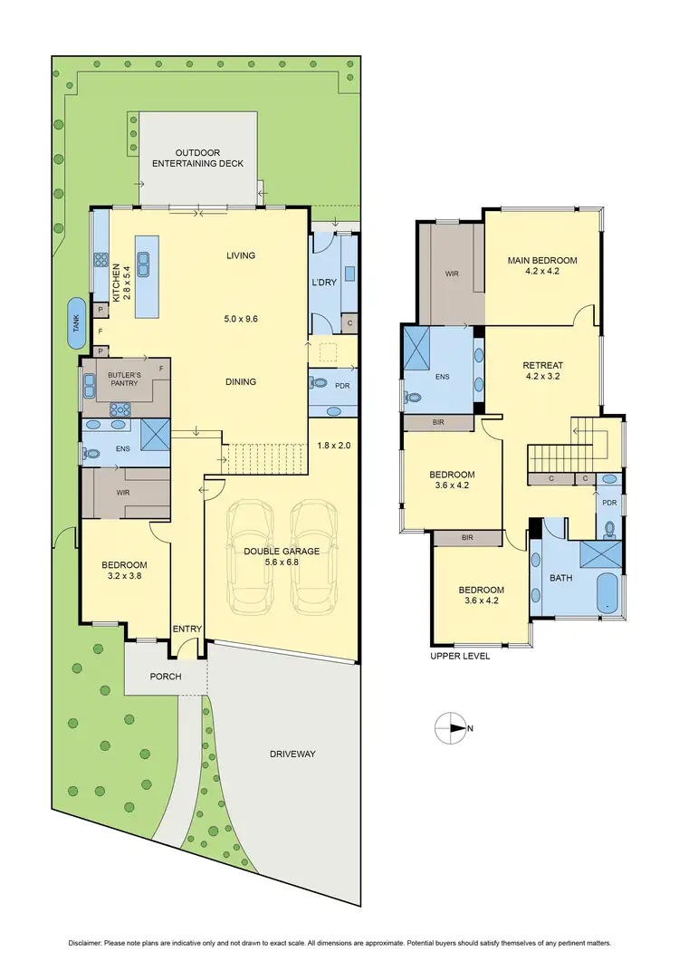 Floorplan of Homely townhouse listing, 1/269 High Street, Templestowe Lower VIC 3107