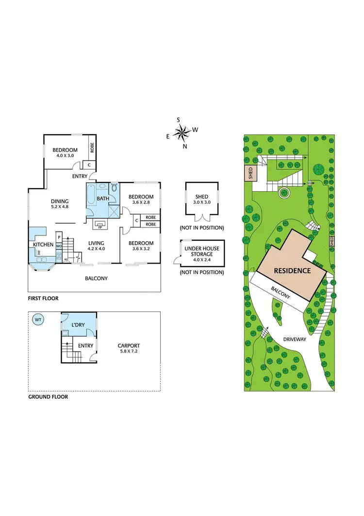 Floorplan of Homely house listing, 10 Godalmin Street, Eltham VIC 3095