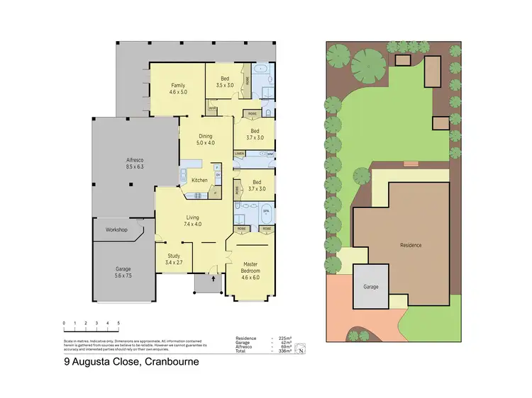 Floorplan of Homely house listing, 9 Augusta Close, Cranbourne VIC 3977