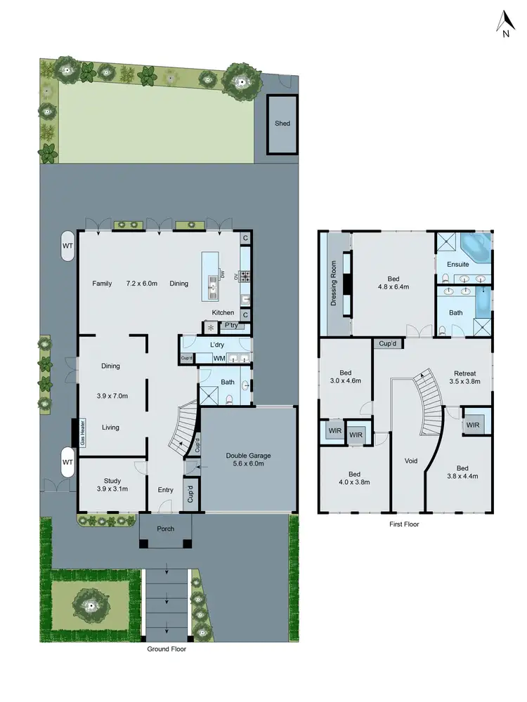 Floorplan of Homely house listing, 3 Moroney Drive, Chadstone VIC 3148