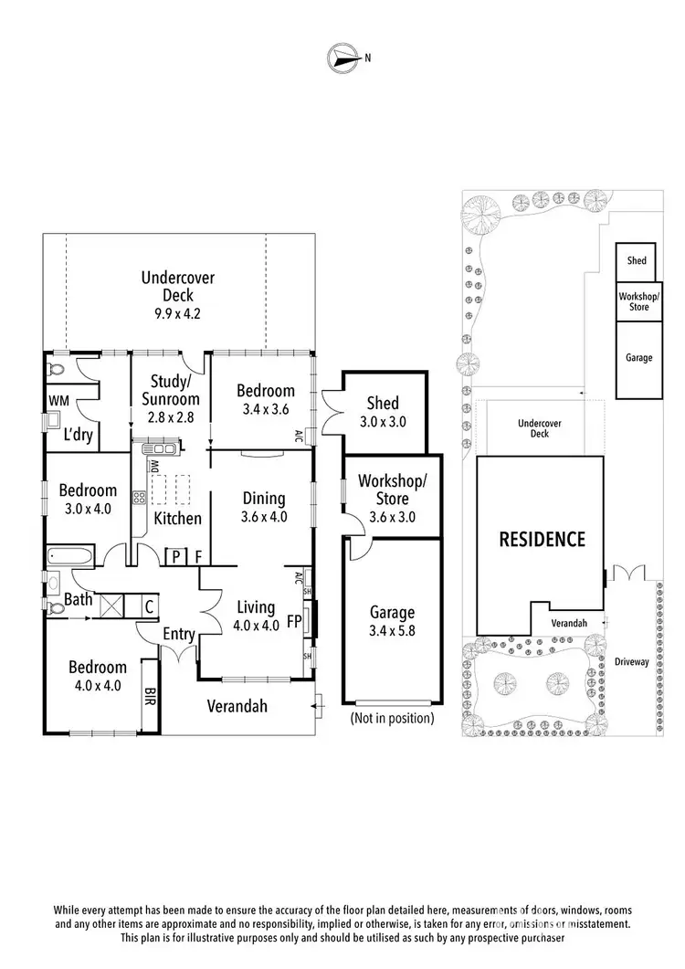 Floorplan of Homely house listing, 15 Woburn Street, Heidelberg VIC 3084