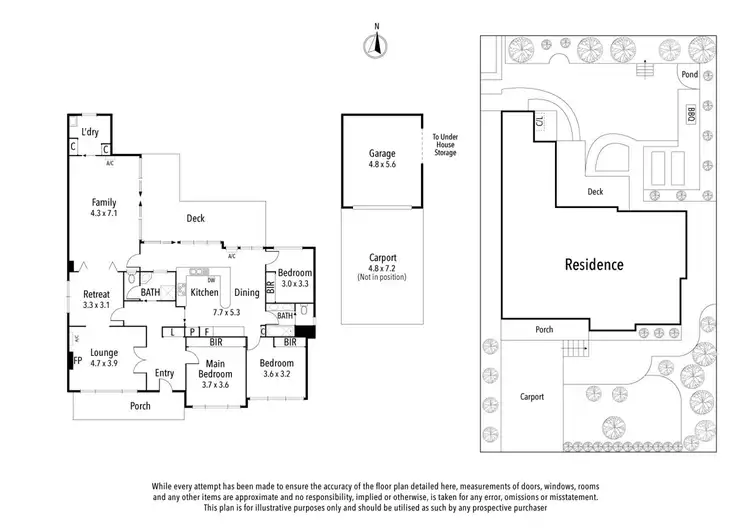 Floorplan of Homely house listing, 5 Oakhurst Avenue, Heidelberg VIC 3084