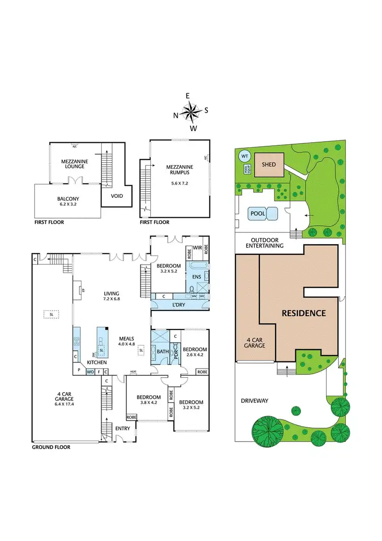 Floorplan of Homely house listing, 24 View Hill Crescent, Eltham VIC 3095