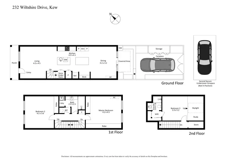 Floorplan of Homely house listing, 232 Wiltshire Drive, Kew VIC 3101