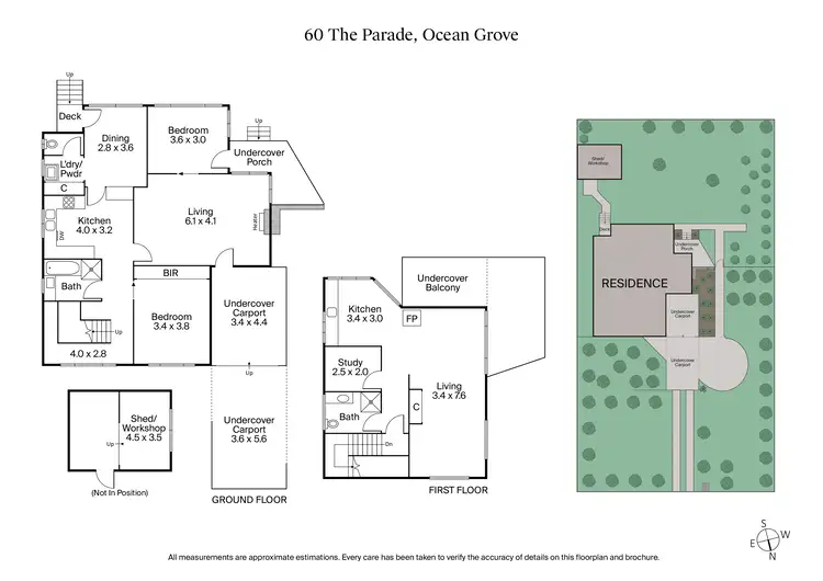 Floorplan of Homely house listing, 60 The Parade, Ocean Grove VIC 3226