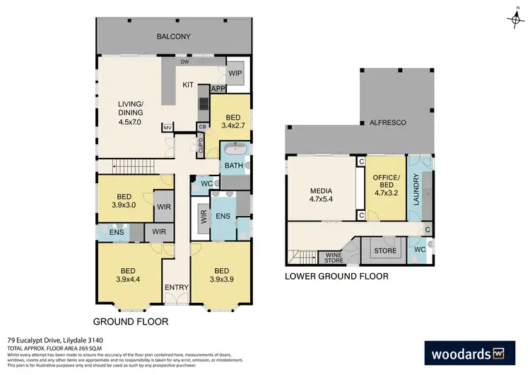 Floorplan of Homely house listing, 79 Eucalypt Drive, Lilydale VIC 3140
