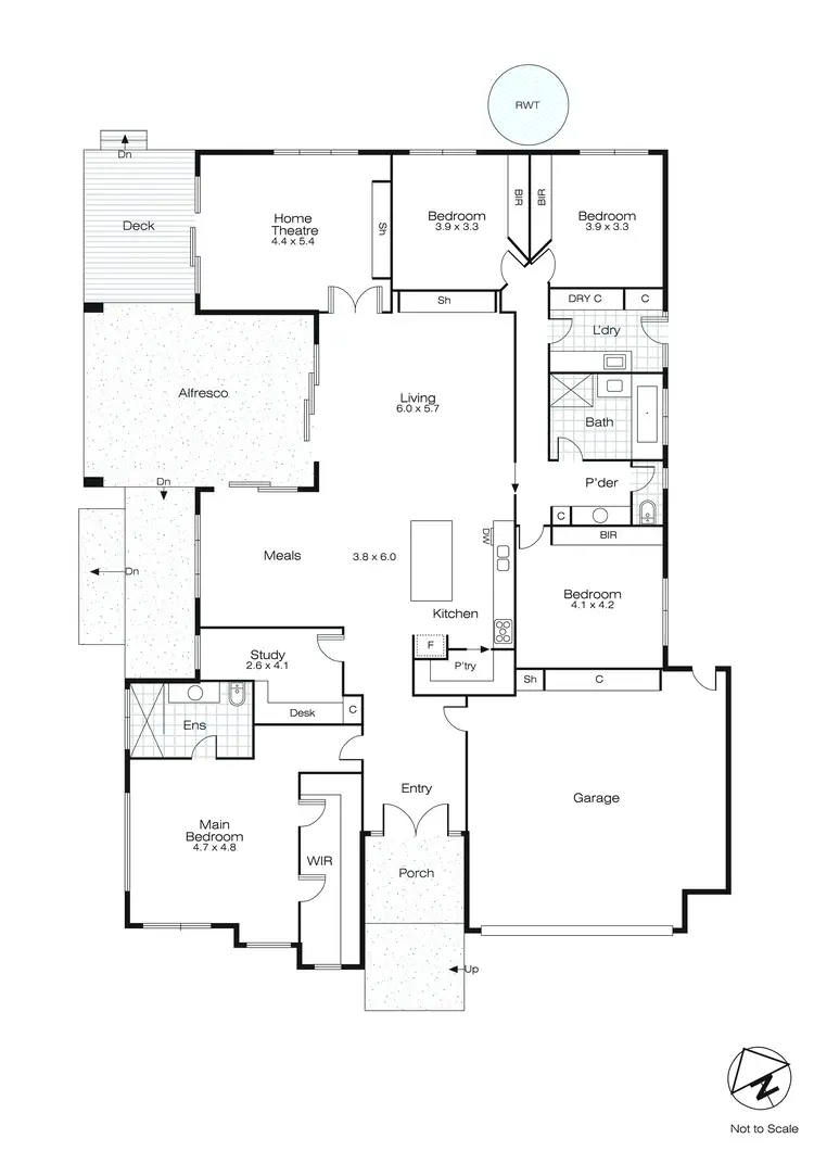Floorplan of Homely house listing, 9 Coorabin Drive, Brown Hill VIC 3350