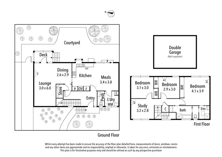Floorplan of Homely townhouse listing, 4/12 Finlayson Street, Rosanna VIC 3084