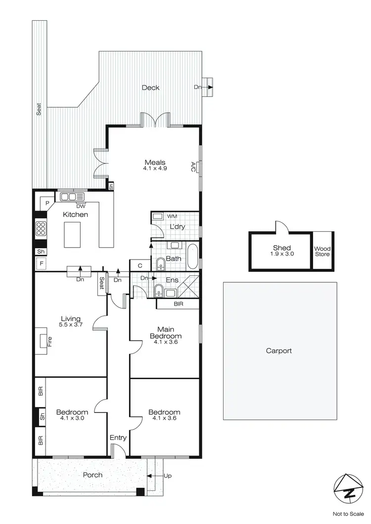 Floorplan of Homely house listing, 10 Macarthur Street, Soldiers Hill VIC 3350