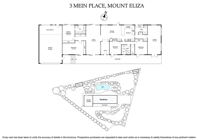 Floorplan of Homely house listing, 3 Mein Place, Mount Eliza VIC 3930