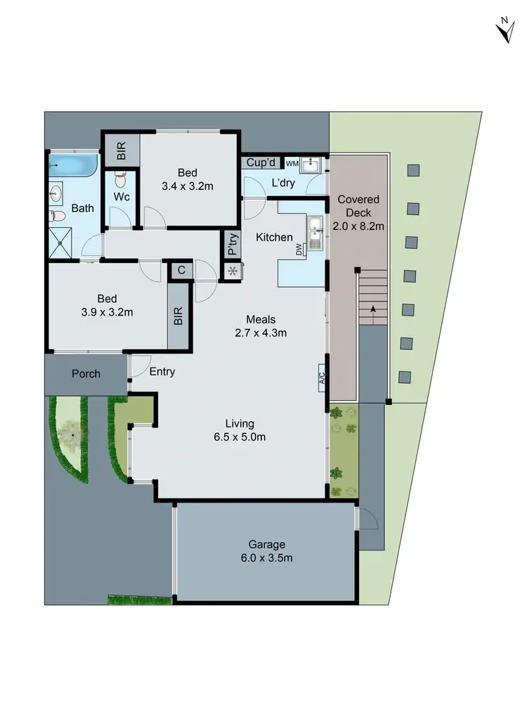 Floorplan of Homely unit listing, 4/9-11 Whittens Lane, Doncaster VIC 3108