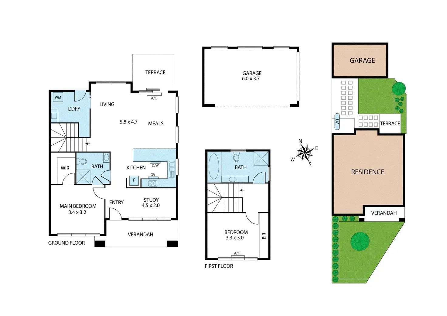 Floorplan of Homely townhouse listing, 2/24 Strathallan Road, Macleod VIC 3085