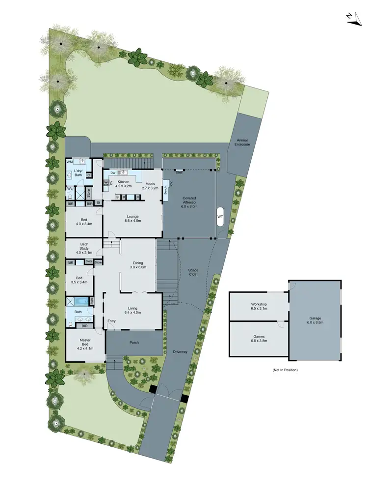 Floorplan of Homely house listing, 23 Swanson Crescent, Chadstone VIC 3148