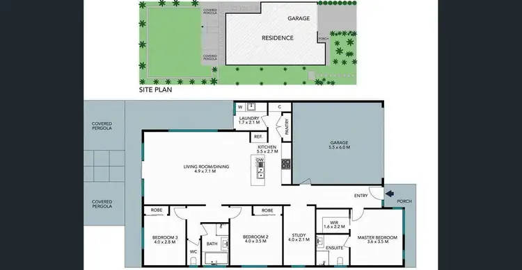 Floorplan of Homely house listing, 14 Markdale Way, Doreen VIC 3754