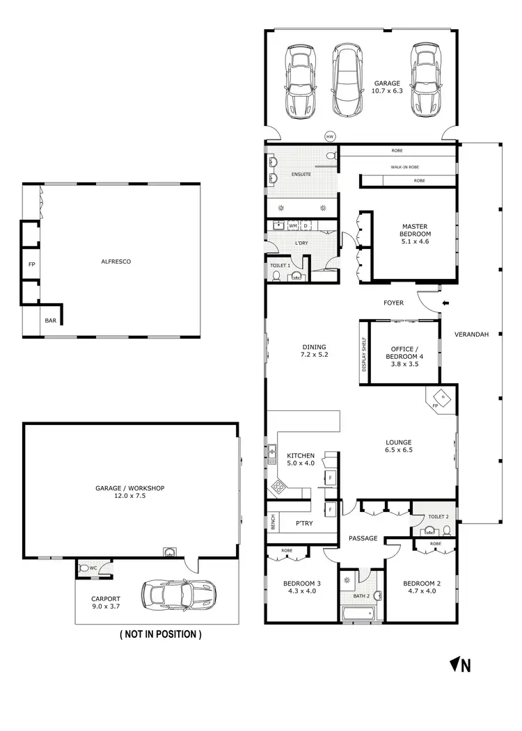 Floorplan of Homely house listing, 14 Mount View Road, Wandong VIC 3758