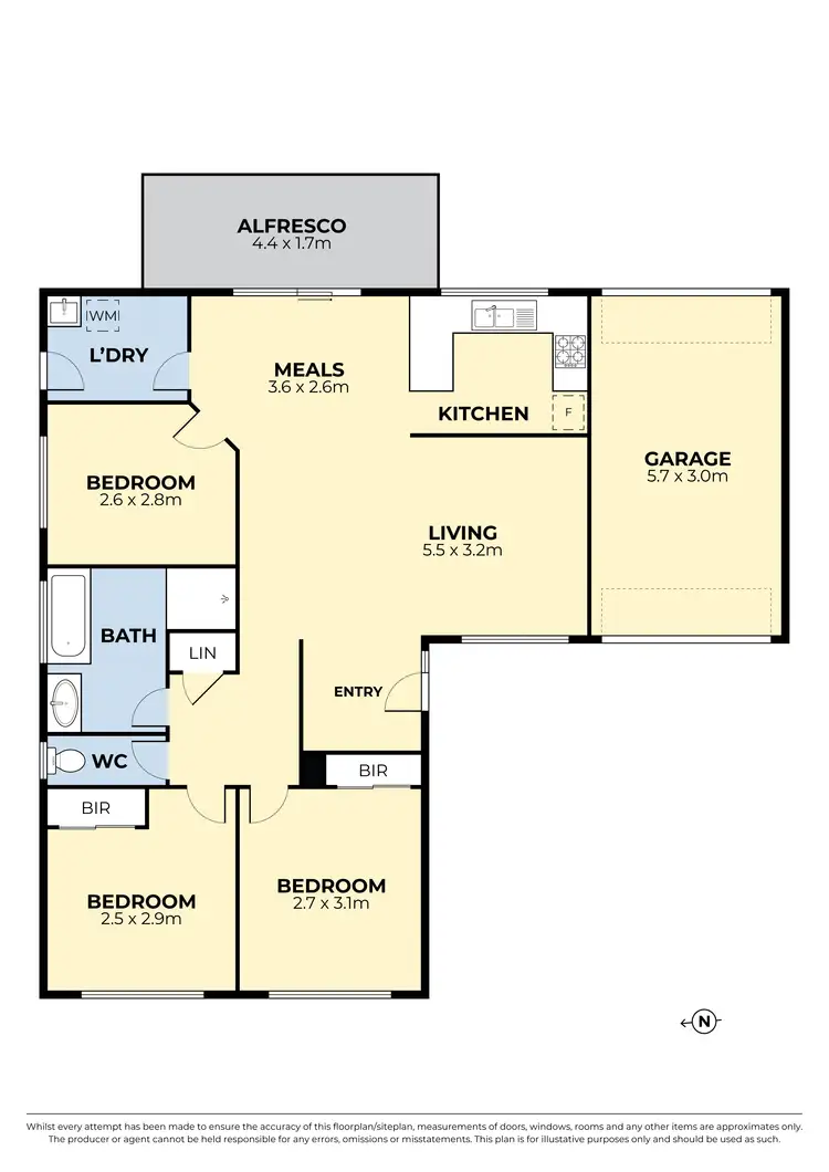 Floorplan of Homely house listing, 106 Rosella Avenue, Werribee VIC 3030