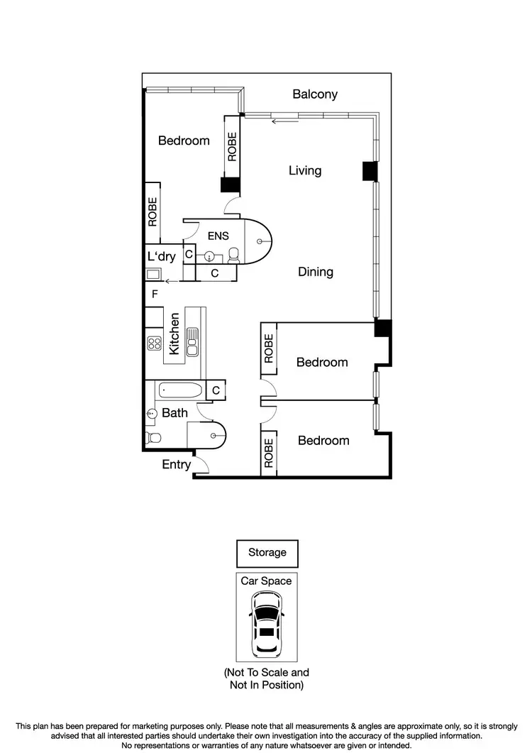 Floorplan of Homely apartment listing, 102/299 Queen Street, Melbourne VIC 3000