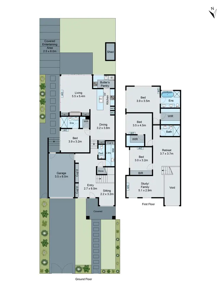 Floorplan of Homely townhouse listing, 9A Susan Court, Mount Waverley VIC 3149