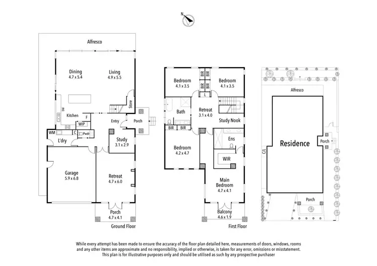 Floorplan of Homely house listing, 3 Everett Court, Macleod VIC 3085