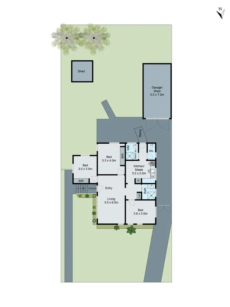 Floorplan of Homely house listing, 62 Mcfees Road, Dandenong North VIC 3175